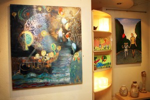 Jauno mākslinieku darbu izstāde ''Karstā laikmeta pērles''