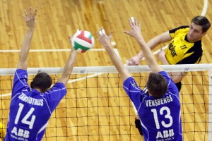 Latvijas volejbola čempionāta pusfinālā iekļūst "Lāse-R" un "Biolars/Ozolnieki" komandas