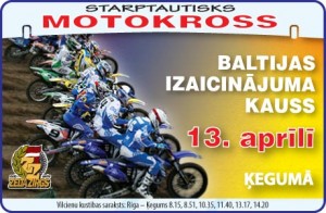 Svētdien Ķegumā motokrosa sezonas atklāšanas svētki!!!