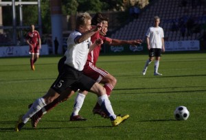 Latvija cīņu par Baltijas Kausu iesāk ar uzvaru