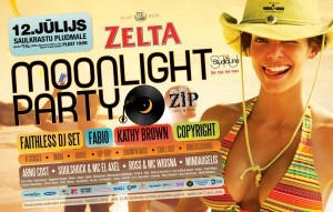 Laimē ielūgumus uz Moonlight Party