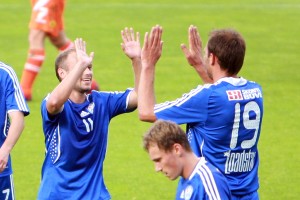 "Skonto" pārbaudes spēlē uzvar Anglijas klubu "Blackpool"