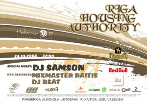 Klubs "Hedonia-55" aicina uz "Riga Housing Authority #6"