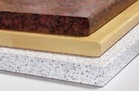 Virtuves galda virsmas no "Egger". Piedāvā "Quadrex".