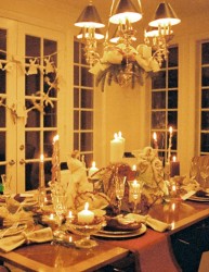 Ziemassvētku virtuve ģimenes lokā, pēc senlatviešu tradīcijām.