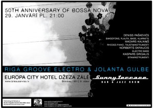 Jolanta Gulbe un "Riga Groove Electro" koncertēs "SUNNY TERRACE"