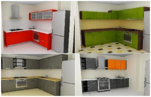 Virtuves iekārta 119. sērijas dzīvoklim