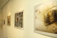 Foto no izstādes "Kanādas pūpoli" atklāšanas