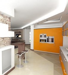 Virtuves kompozīcijas dizaina noteikumi