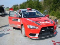 Jaunais MML Sports Lancer Evolution rallija automobilis piedzīvojis pirmo testu sēriju