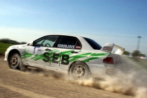 Rallijsprintā „Kalnamuiža 2009” četras ekipāžas sasniedz ”hat trick”