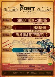 Klubs „POST” aicina uz pasākumu „SHARK ENERGY TOUR”