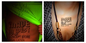 Vecrīgā šonedēļ durvis ver 'pop-up concept store' “MADE IN WEST”