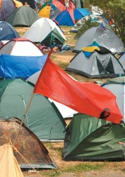 Otrs lielākais tusiņš aiz BBP – „Zelta Zivtiņas telšu pilsētiņa”