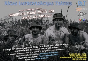 RIT aicina uz improvizācijas vakaru „Sievietes manā mūžā jeb ienāksi uz rasolu”