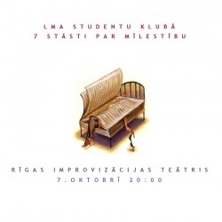 Rīgas Improvizācijas Teātris stāstīs 7 stāstus par mīlestību