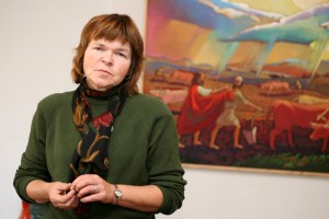 Mākslas galerijā „Durvis” skatāma Ilzes Pauliņas izstāde „Gleznas un keramika”