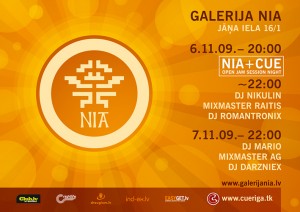 Turpinās iknedēļas harmoniski pulsējošās aktivitātes galerijā „Nia”