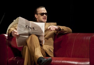 Diskusijas par Viļa Lāča personību turpinās Nacionālā teātra izrādē "Lācis"