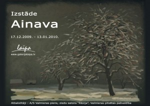 „Galerijā Laipa” tiks atklāta izstāde „Ainava”
