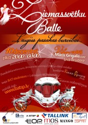 Biznesa augstskola "Turība" aicina uz „Ziemassvētku balli”