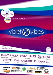 Olaines „Klondaikā” notiks šī gada pēdējais sarīkojums „Violet Vibes”