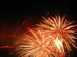 Jaunā gada sagaidīšana Liepājas Rožu laukumā