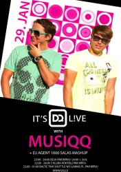 Ar grupas MUSIQQ uzstāšanos klubs DISCOTHEQUE uzsāk jauno pasākumu sēriju DQ Live