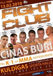 Kuldīgā notiks cīņas šovs Fight Club