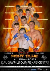 Daugavpilī notiks cīņu šovs „Fight Club WFCA vol.7”