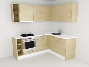 Sakomplektē pats - Accenta sienas un grīdas moduļi virtuvē!