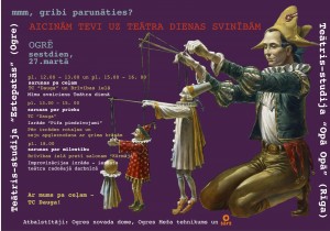 Ogrē notiks Teātra dienas svinības
