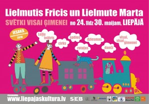 Liepājā maija beigās notiks vērienīgi ģimenes svētki „Lielmutis Fricis un Lielmute Marta”