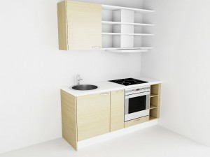 Jauna moduļu virtuve tikai par 105 Ls