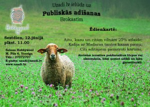 Salonā Hobbywool notiks publiskās adīšanas diena