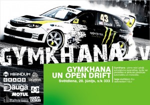 Autoslaloms Gymkhana.lv plūc pirmos popularitātes ziediņus