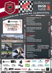 NAČ motošosejas sacīkstes Biķerniekos jau sestdien