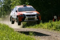 „Latvijas Mobilā Telefona rallija komanda" uz goda pjedestāla arī Madonas rallijā