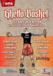 Notiks ielu basketbola „Divi pret divi" otrais posms – „Ghetto Basket Special Edition 2x2"