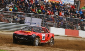 Latvijas autokrosa čempioni: Andris Priedītis, Jānis Spīķis, Jānis Kozlovskis, Ģirts Zīle