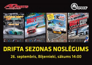 Drifta sezonas noslēgums Biķerniekos