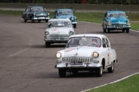 Autošosejas festivāls "Dzintara Volga" sācies