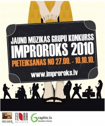 Tuvojas jauno mūzikas grupu konkurss "ImproRoks'10"