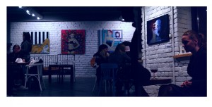 „Akustiskās dzejas studija” bārā galerijā „Flat”