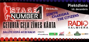 Notiks konkursa "Stage Number One 2011" ceturtā ceļa zīmes kārta