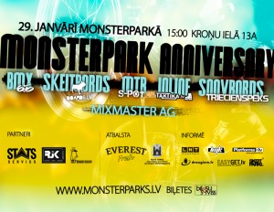 Ar starptautiskām sacensībām tiks atzīmēta Monsterparka pirmā gadadiena