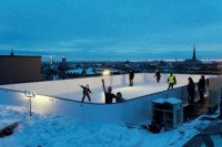 T/c „Galleria Riga" jumta slidotava ir atvērta ikvienam
