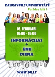 Daugavpils Universitātē norisināsies Informācijas un ēnu diena