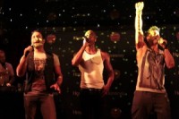 Foto: Lielbritānijas Eirovīzijas pārstāvji viesojas Latvijā