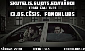 Traki Čaļi noslēgs turneju "Fonoklubā"